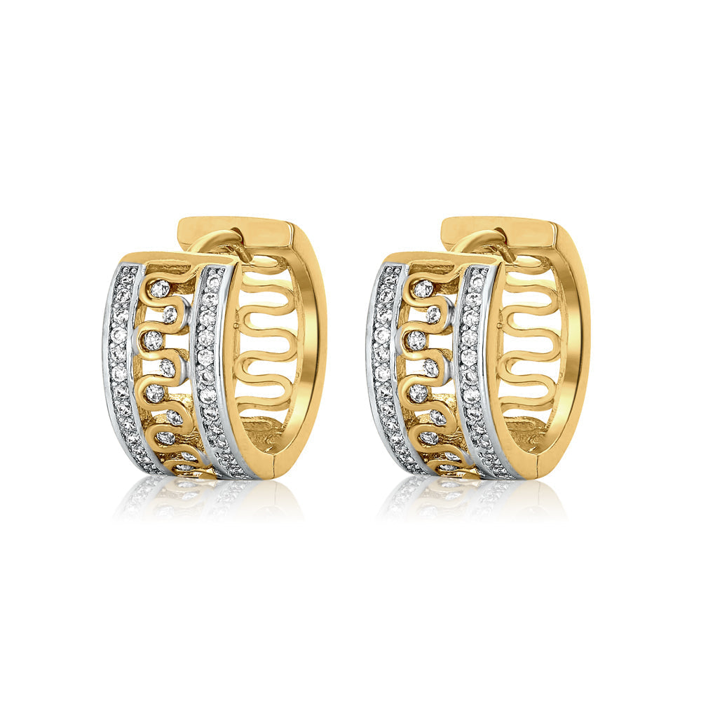 Oscillating Huggies Earrings