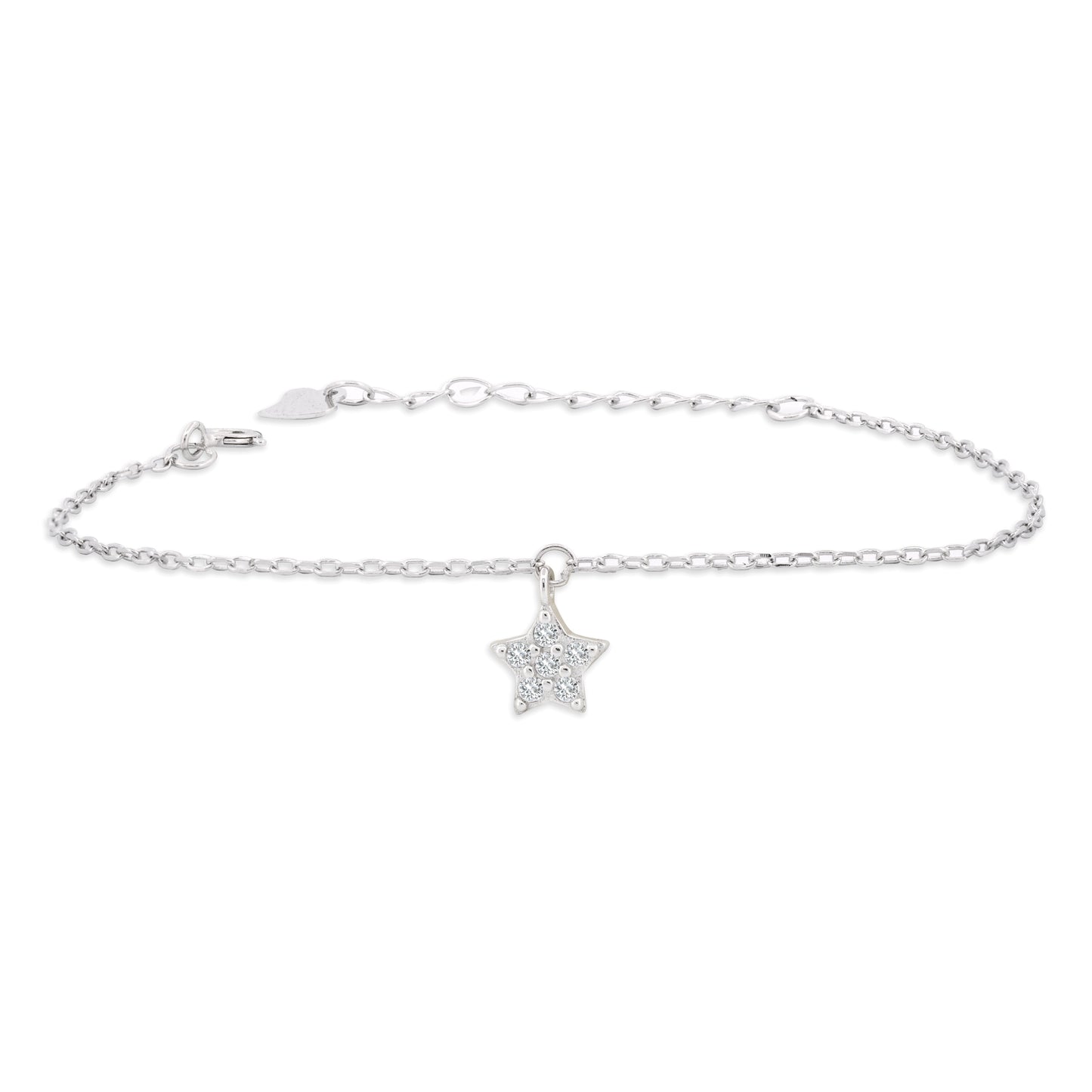 Star Silver Adjustable Bracelet