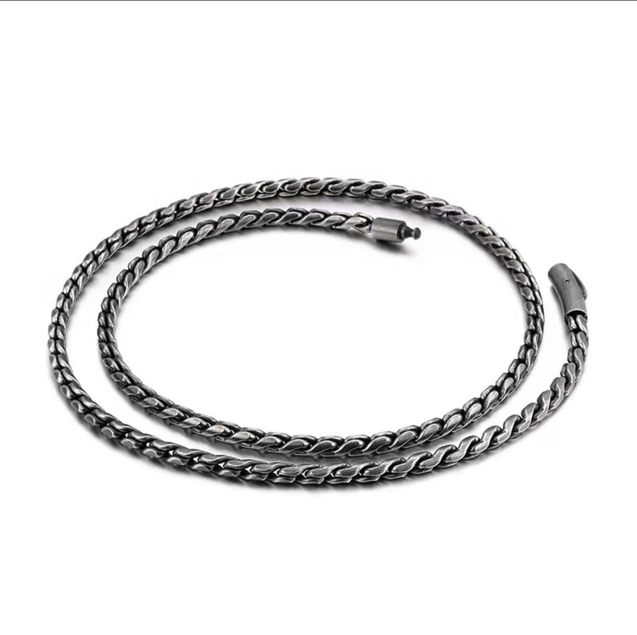 Stainless Steel Gun Metal Colour Chain