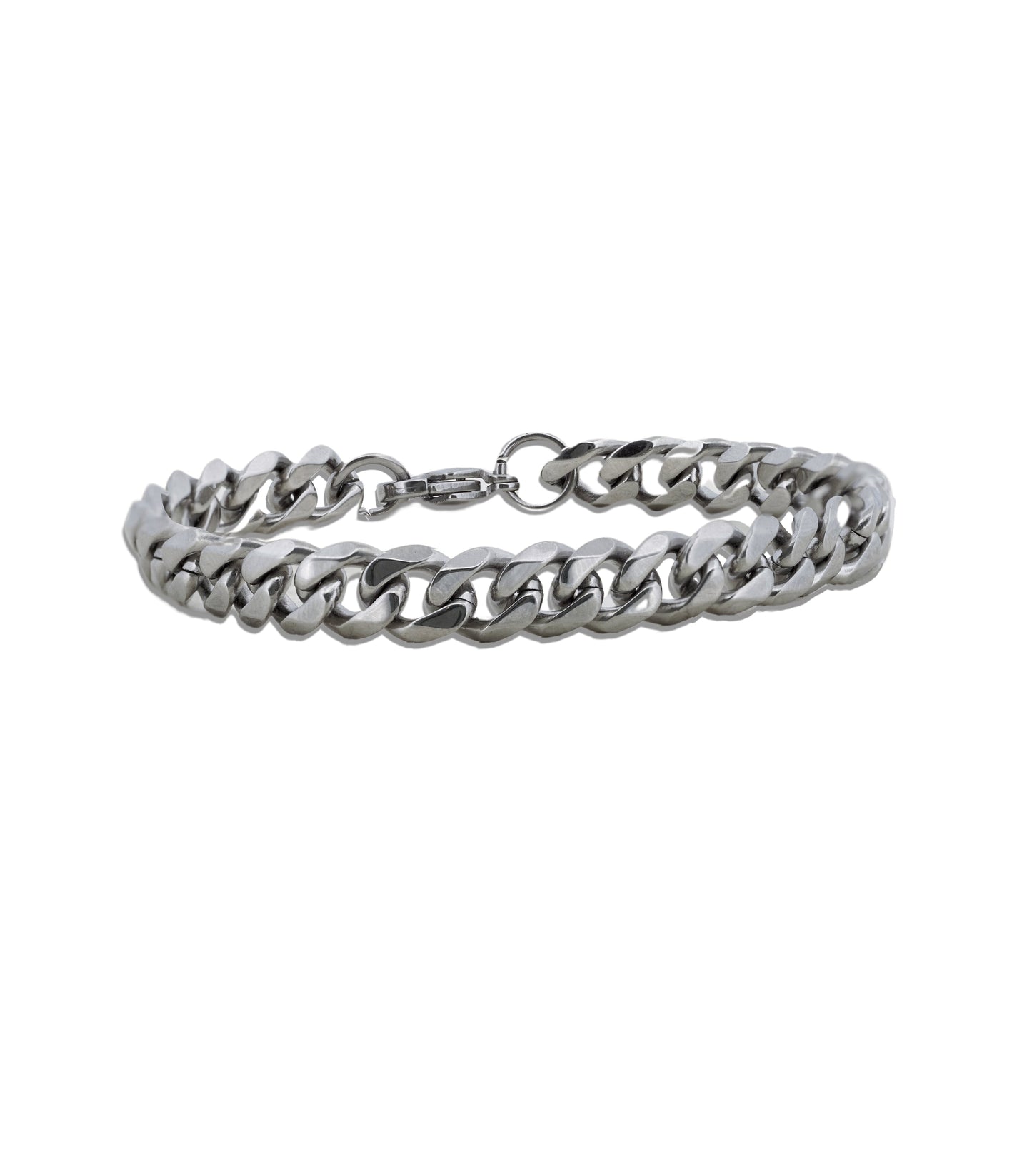 9mm Curb Bracelet 8.5'' - Stainless Steel