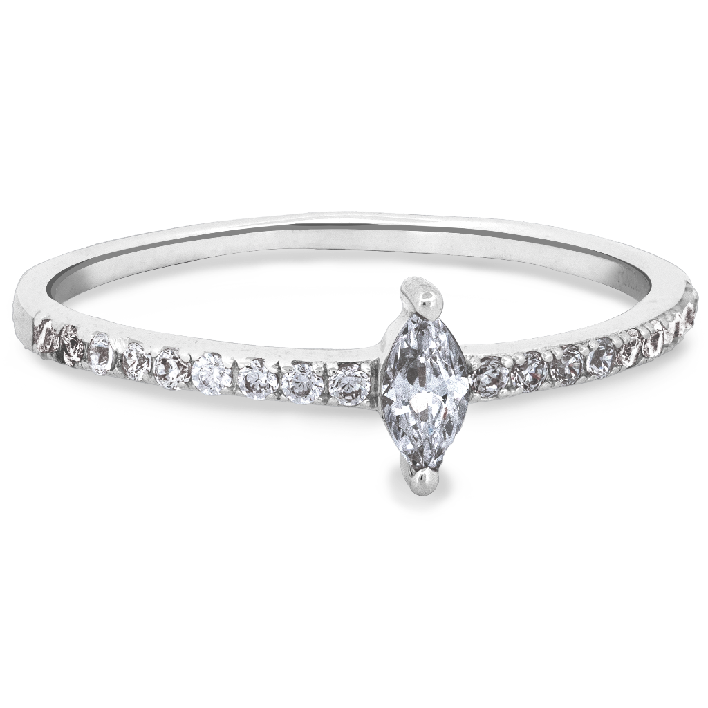 Silver Marquise Dream Ring