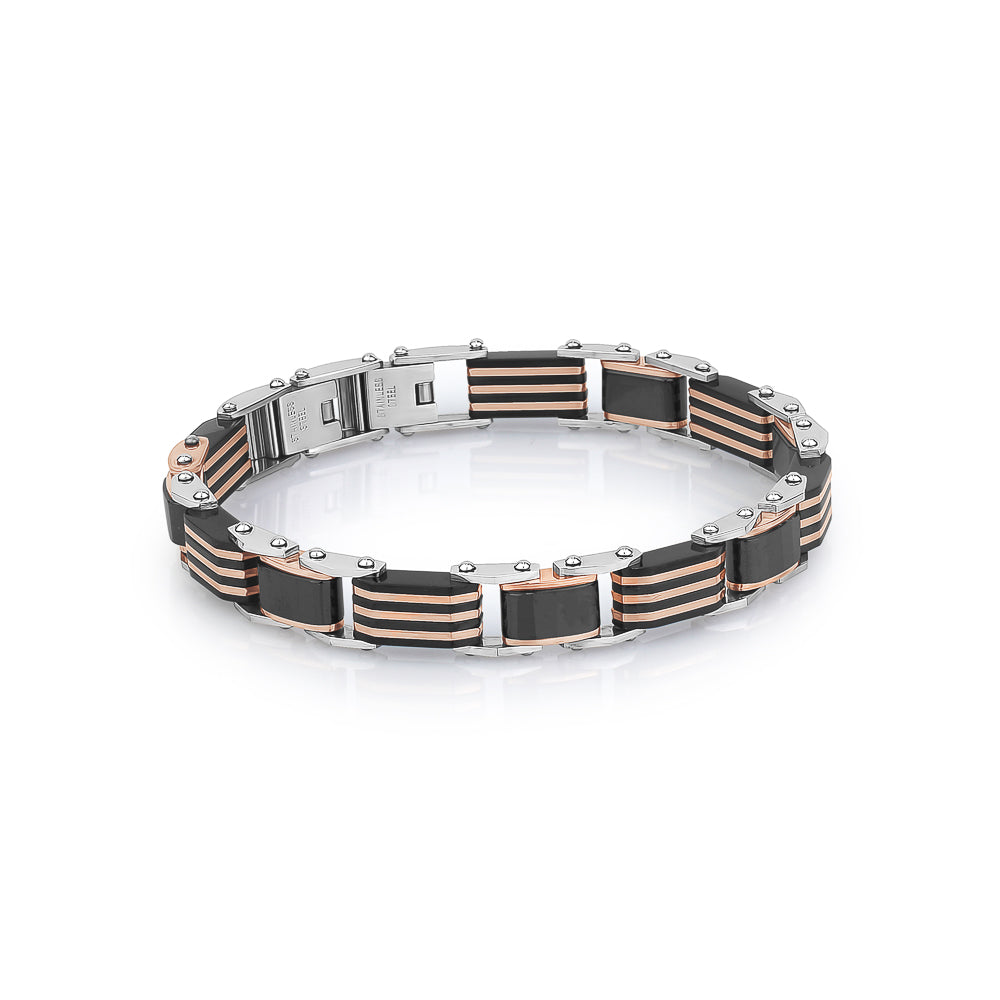 Stainless Steel Segmented Link Bracelet
