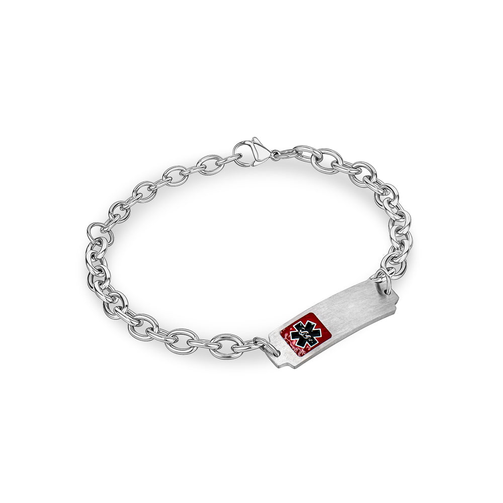 Stainless Steel Interlocking Link Bracelet