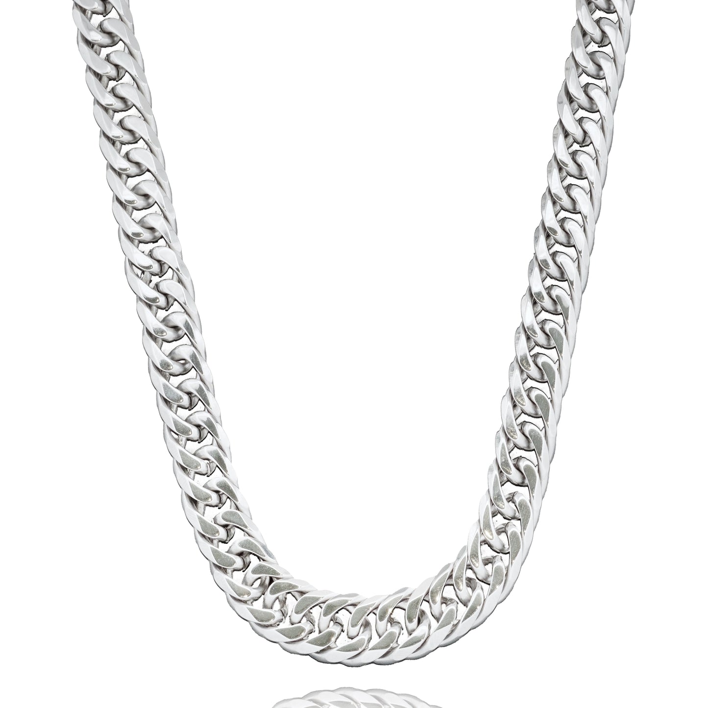 11mm Stainless Steel Double Curb Chain 22''