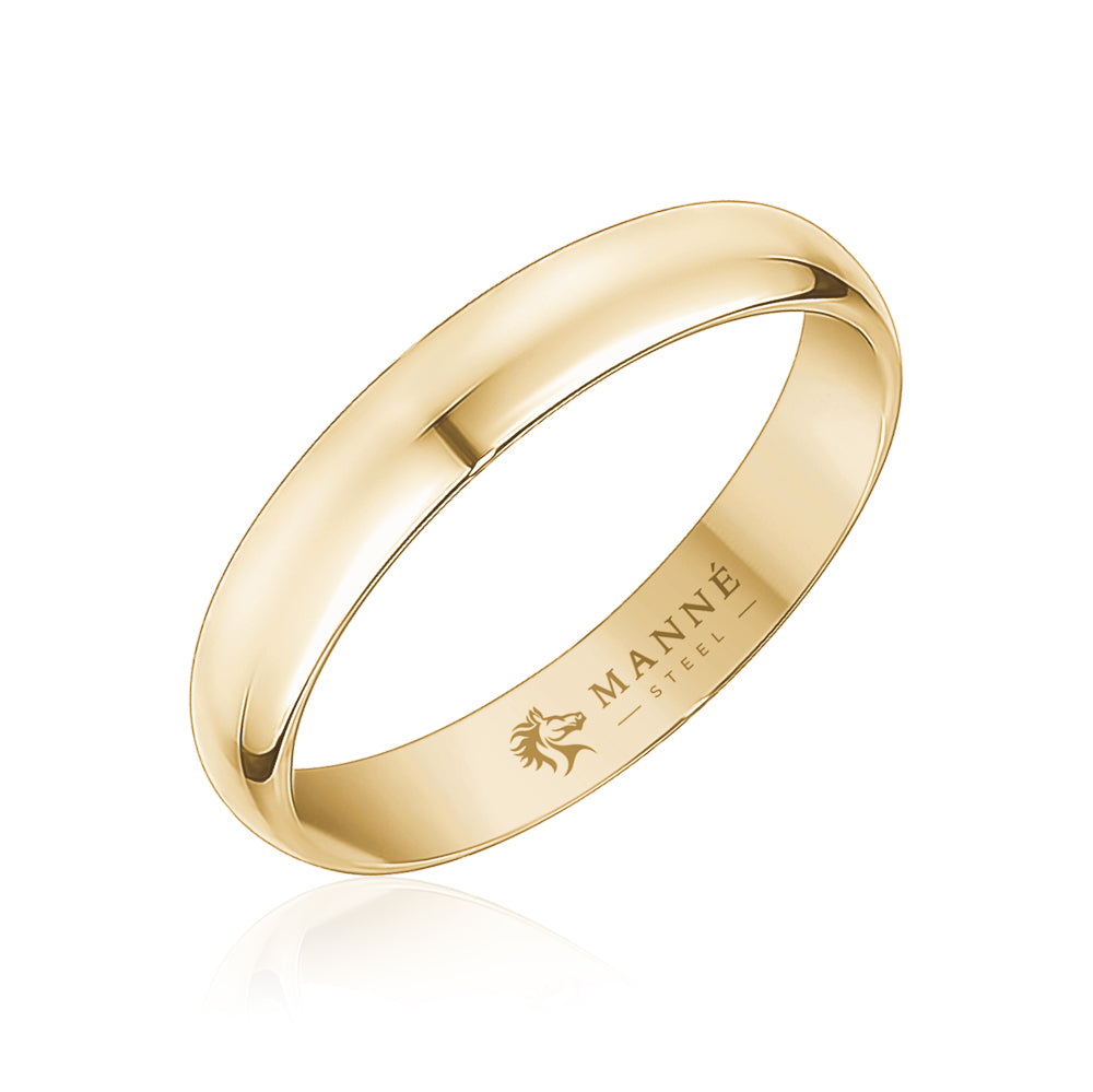 Gold wedding Stainless Steel Band
