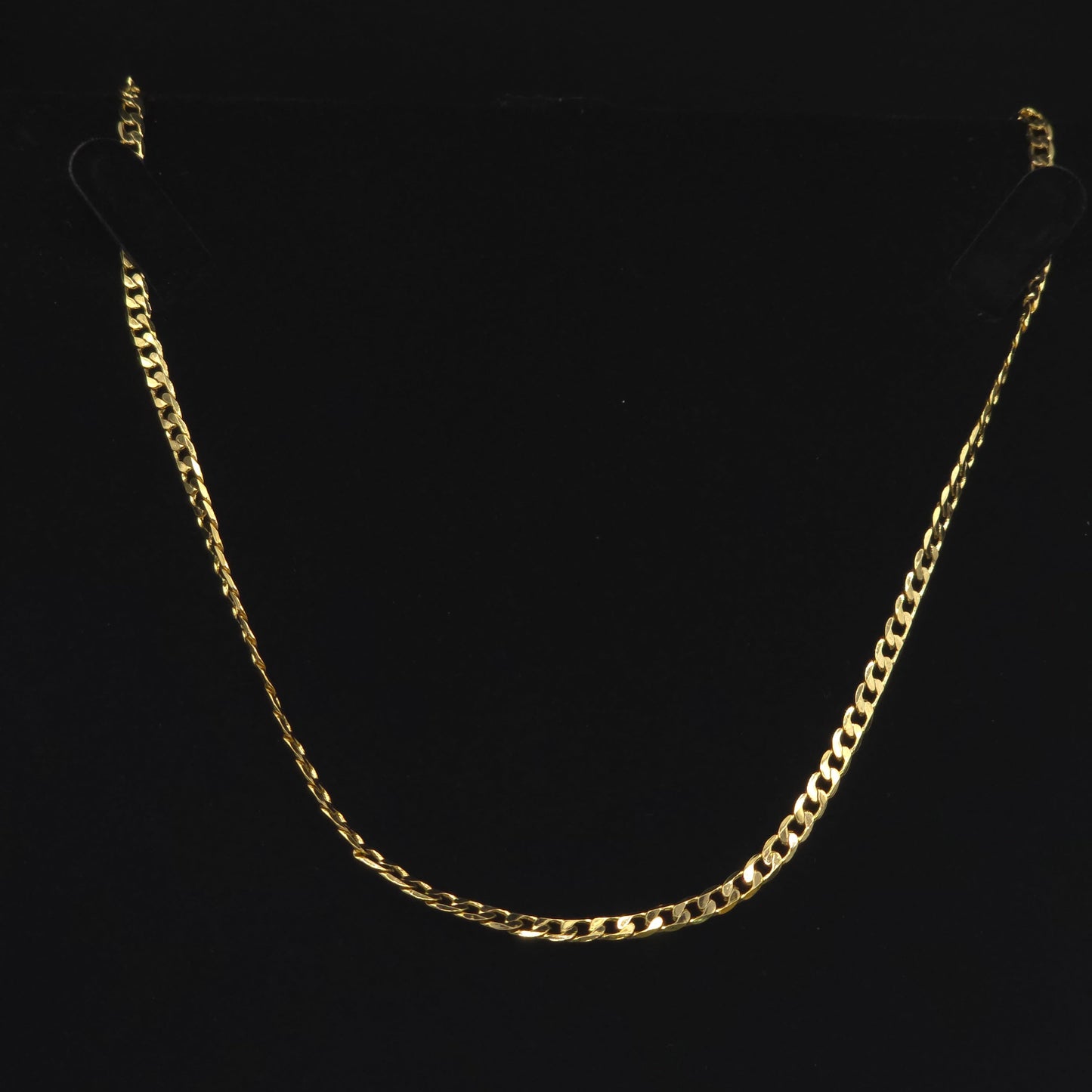 20 Inches 14ct Gold Plated Curb Chain Necklace