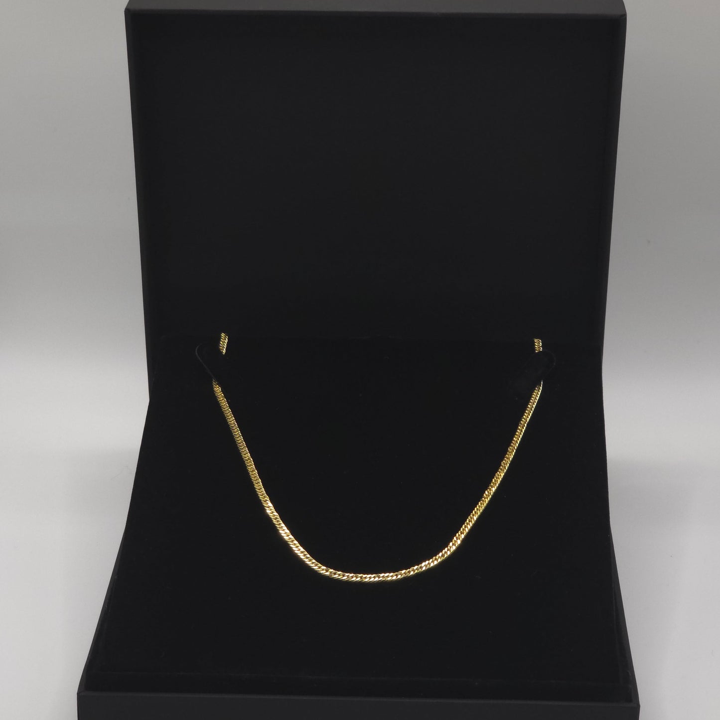 20 Inches 14ct Gold Plated Double Curb Chain Necklace