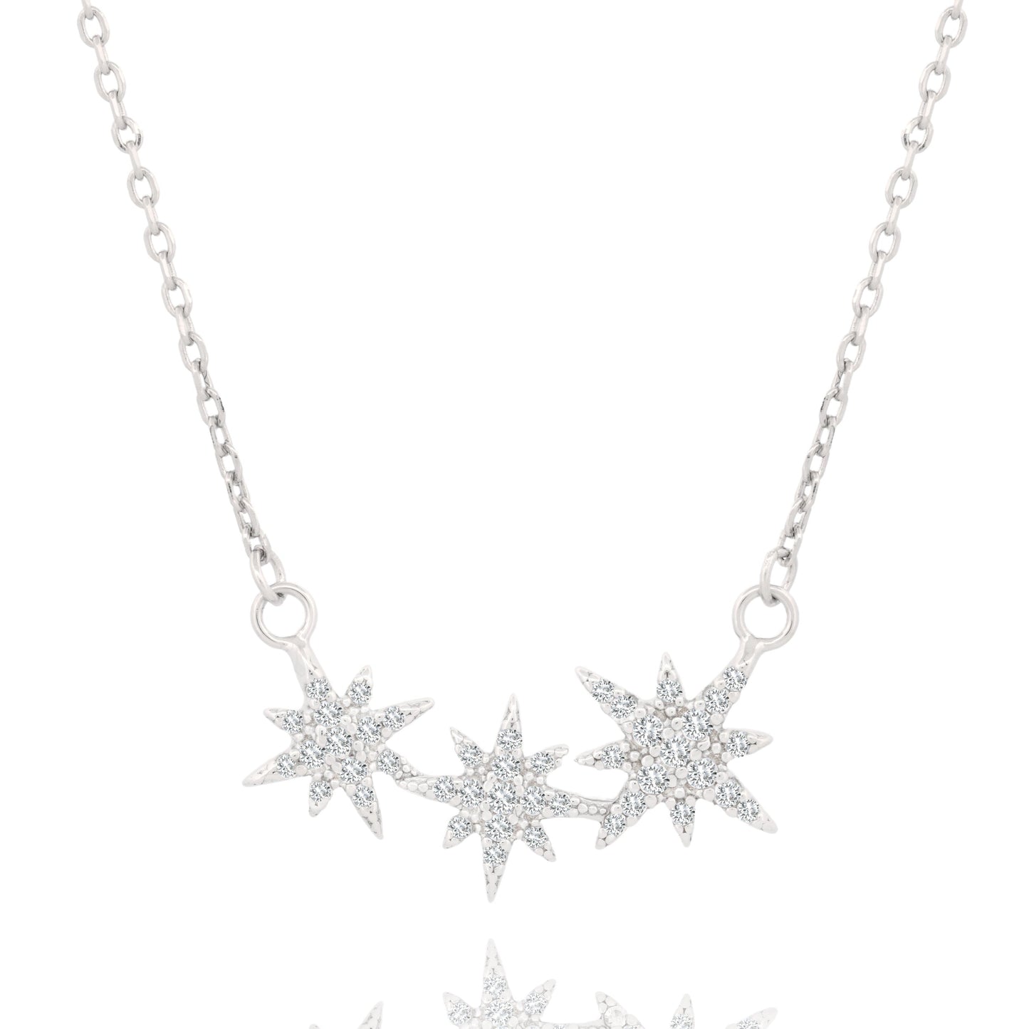 Silver Sparkly Necklace