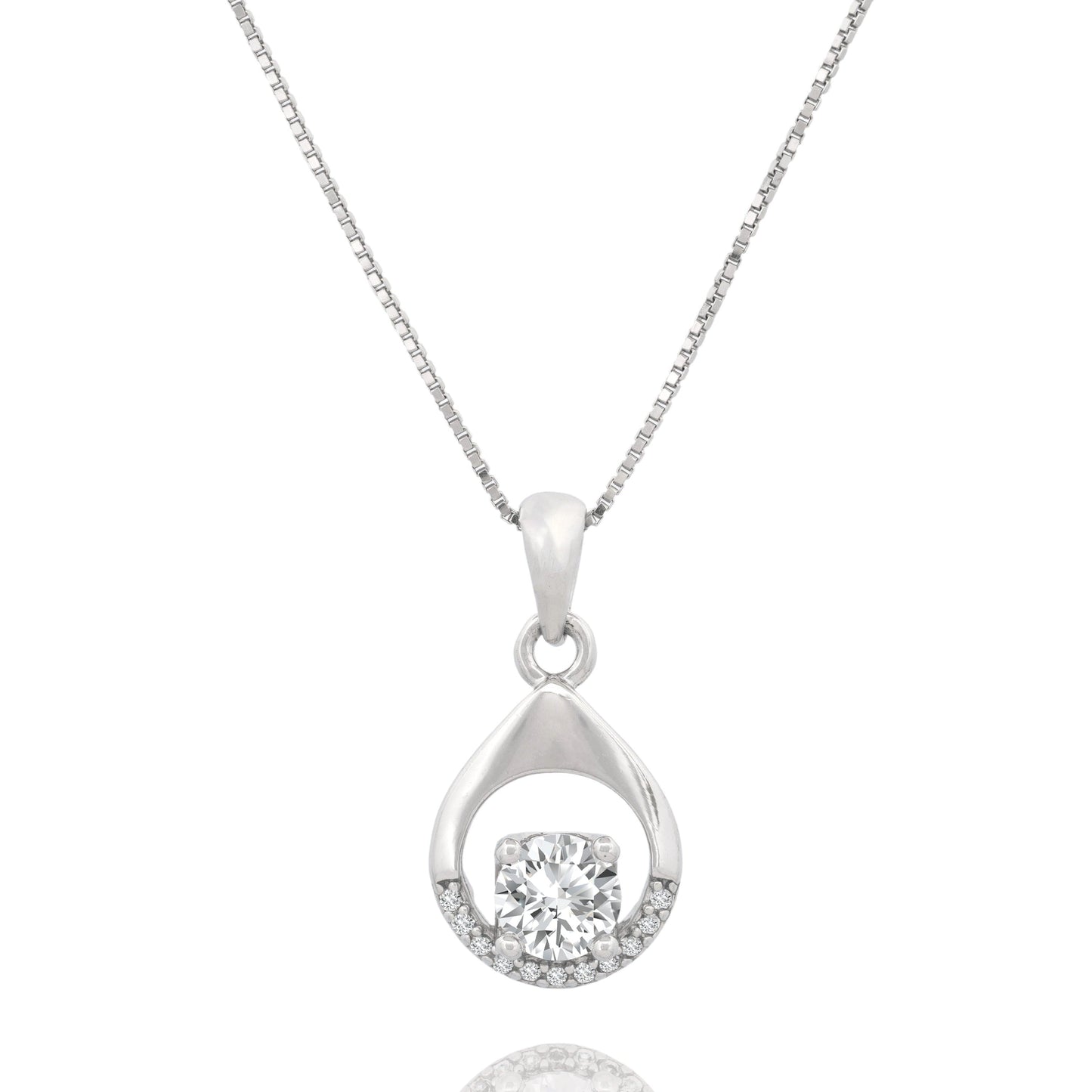 Silver Sparkle Pendant necklace