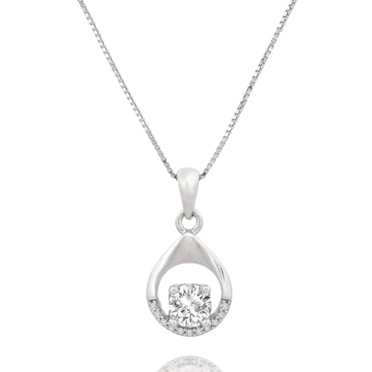 Silver Sparkle Pendant necklace