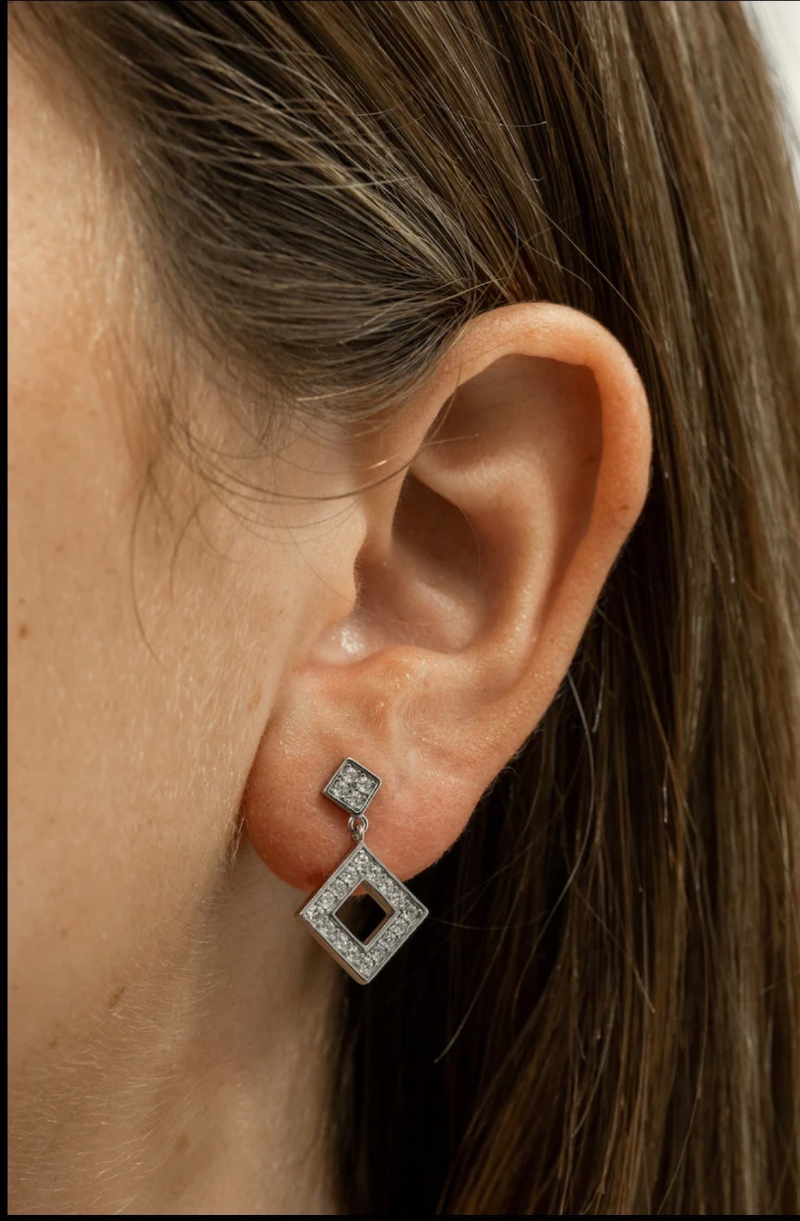 Silver Drop Earrings