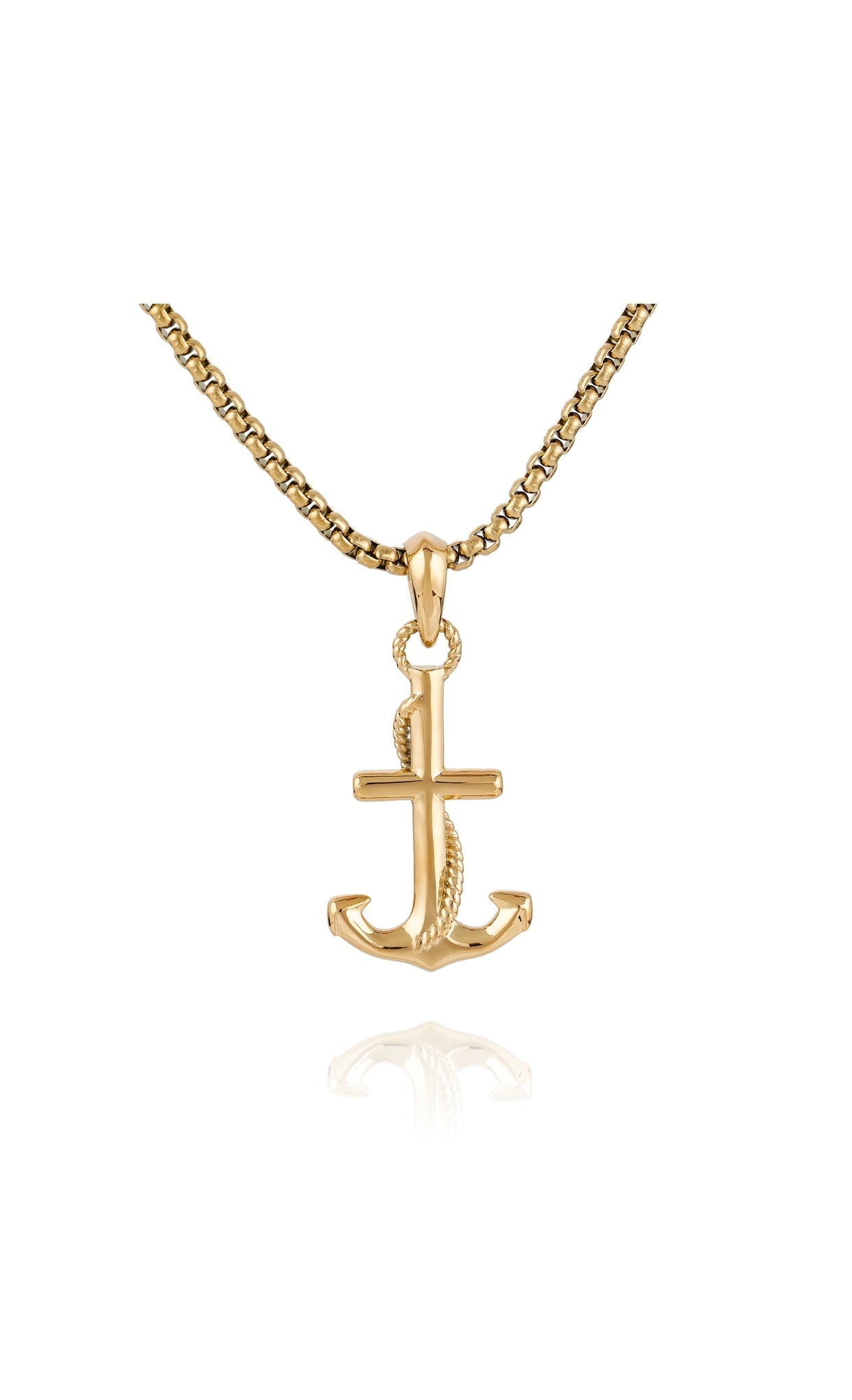 Anchored Soul Pendant Necklace