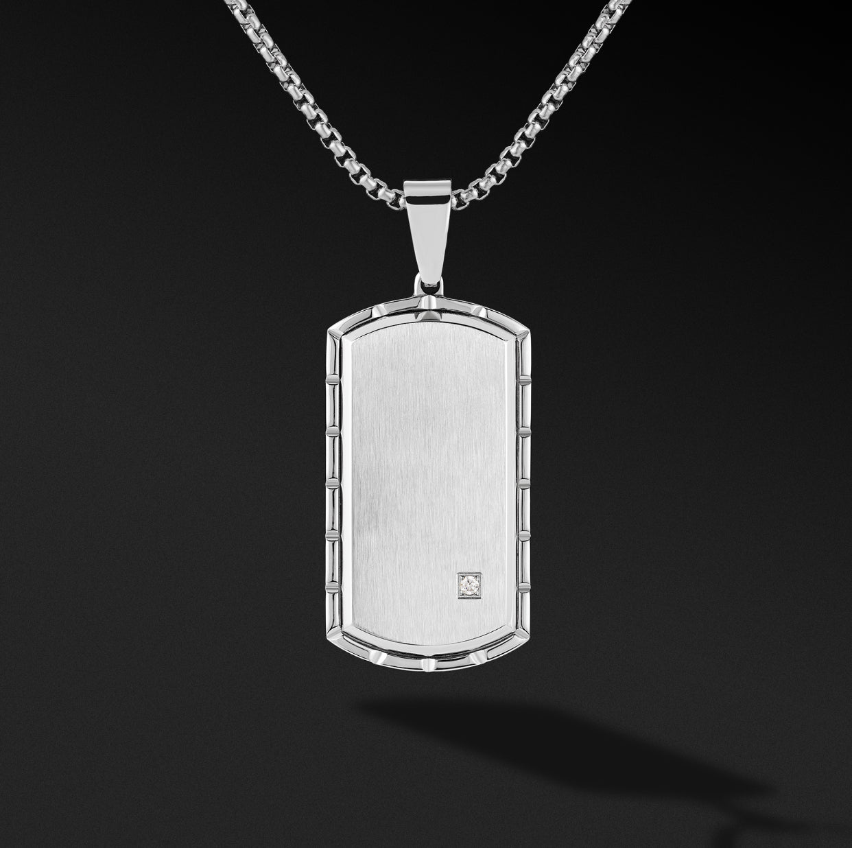 Sentinel Dog Tag Pendant Pendant Necklace