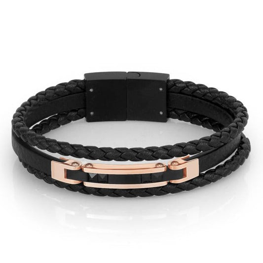 Magnum Rosa Leather Bracelet