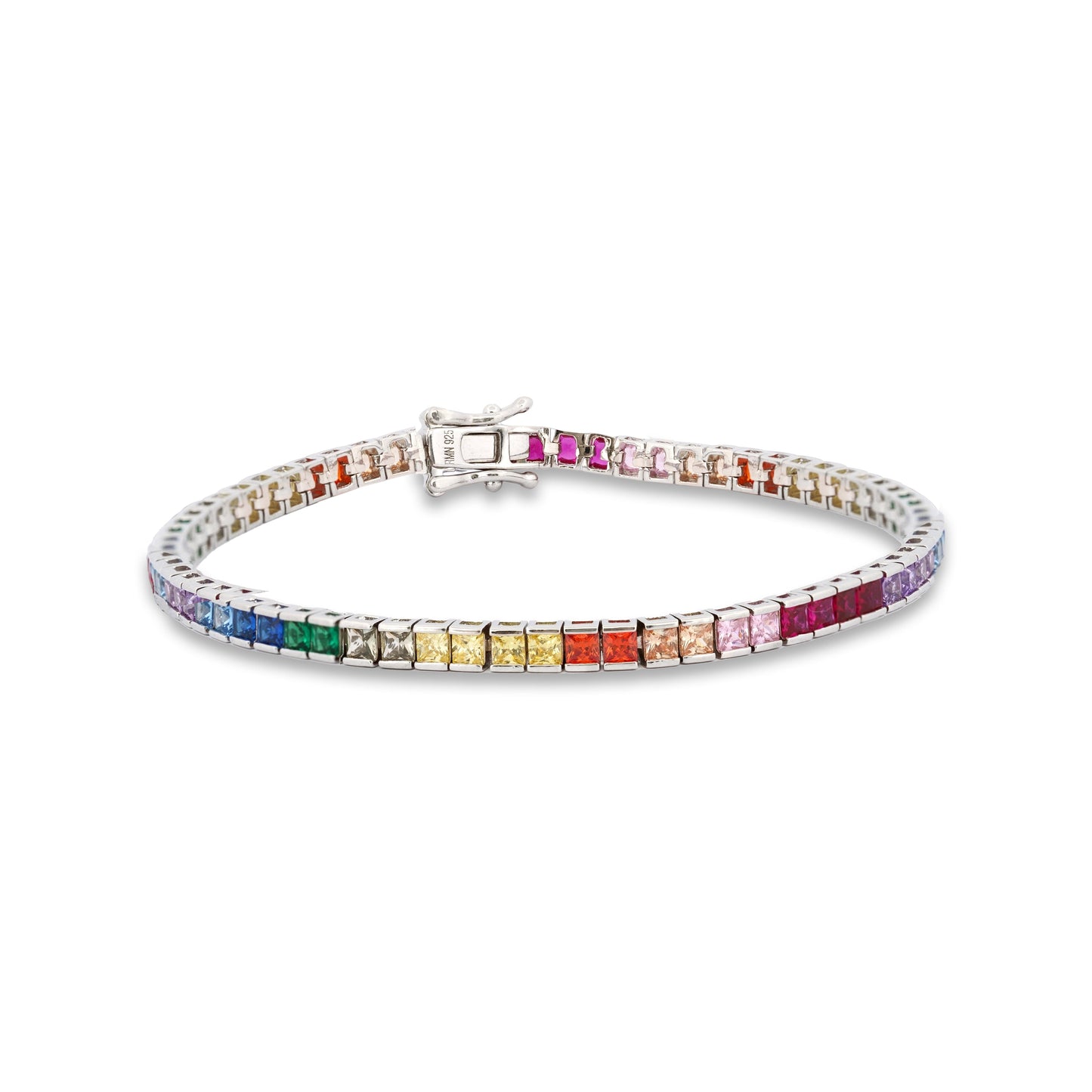 3mm Multicolor Tennis Bracelet