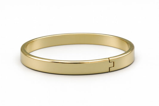 14ct Classic Gold Plated Bangle Bracelet